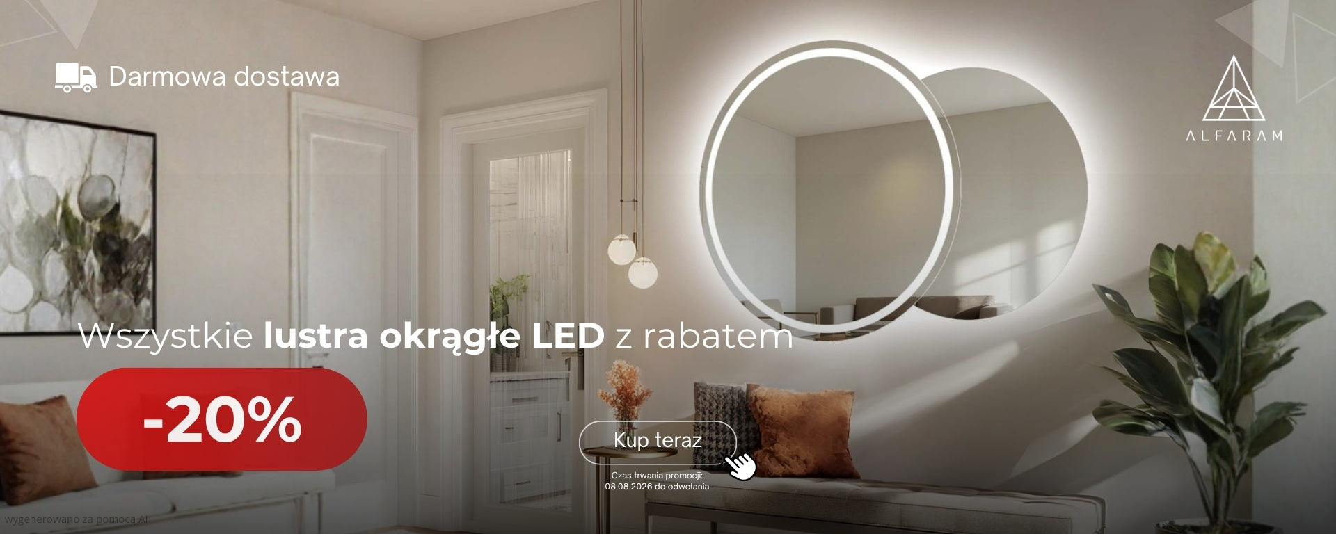 Lustra LED Okrągle